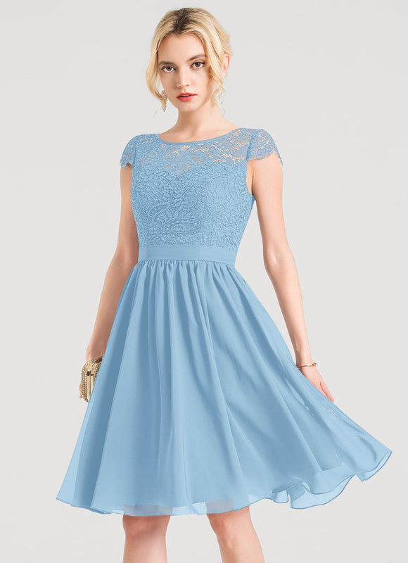 Robe Midi Élegante Bordeaux - gallery 6