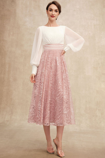 Robe Midi Fleurie Éclatante - gallery 2