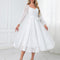 Midi Robe Blanche Femme
