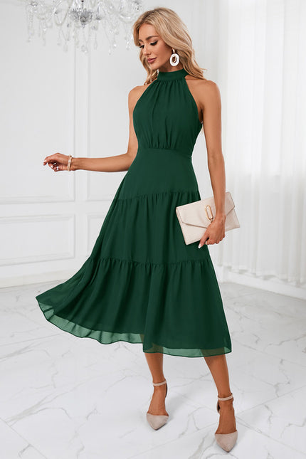 Robe Midi Chiffon Trapèze - gallery 6