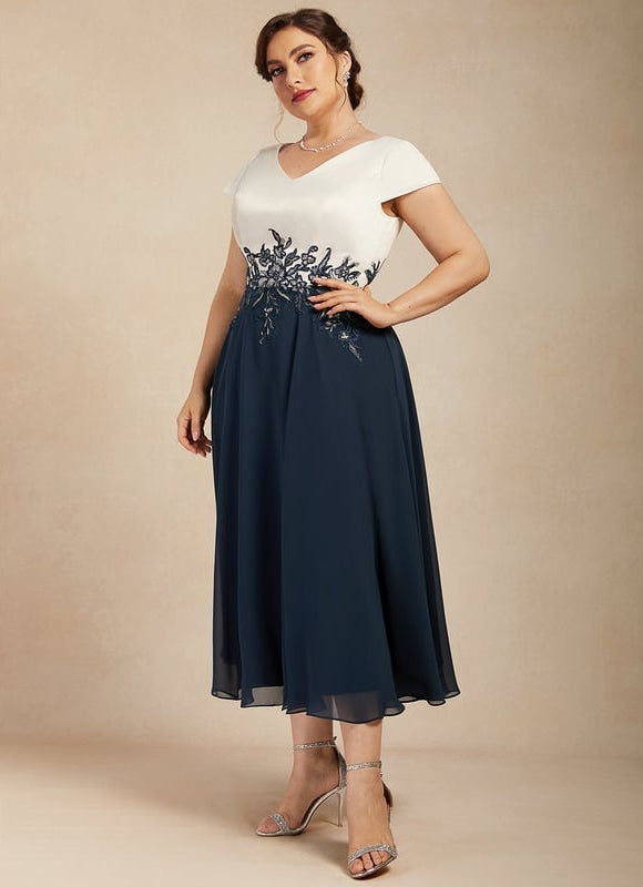 Robe Midi Élégante Nuit - gallery 9