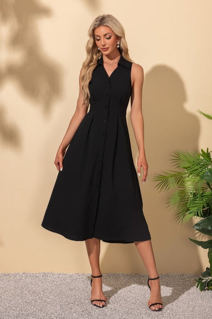 Robe Chemise Midi Femme - gallery 5
