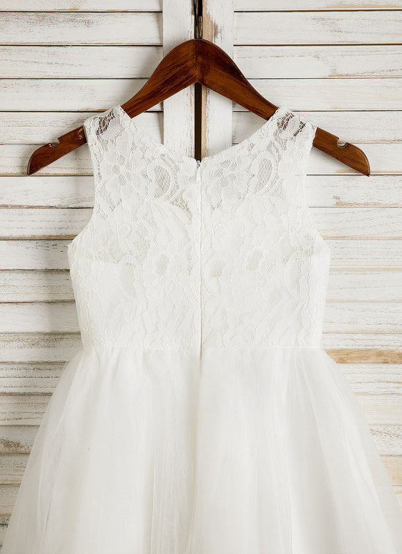 Robe Midi Écru Enfant - gallery 5