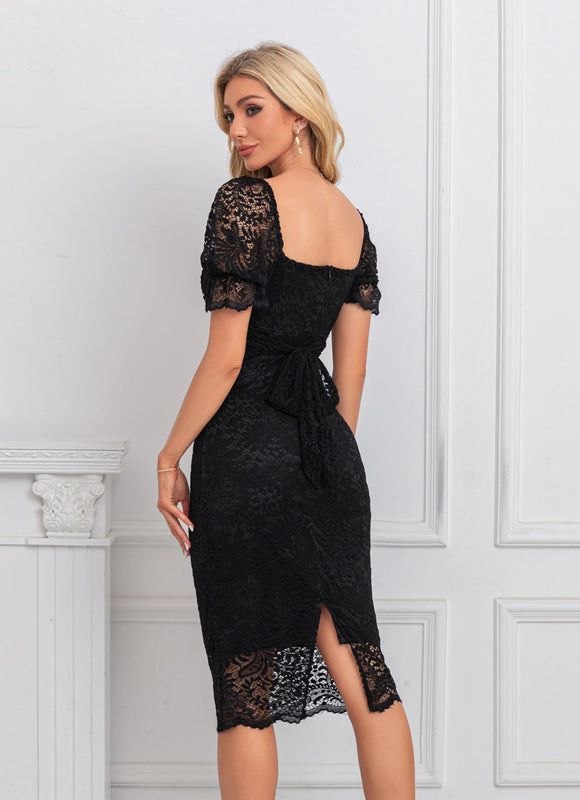 Robe Noir Midi - gallery 1