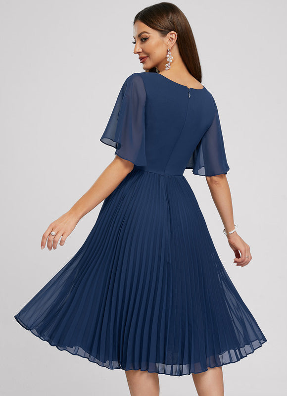 Robe Midi Ondée Élégante - gallery 5