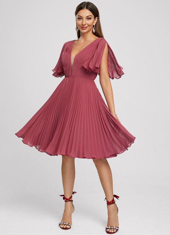 Robe Midi Ondée Élégante