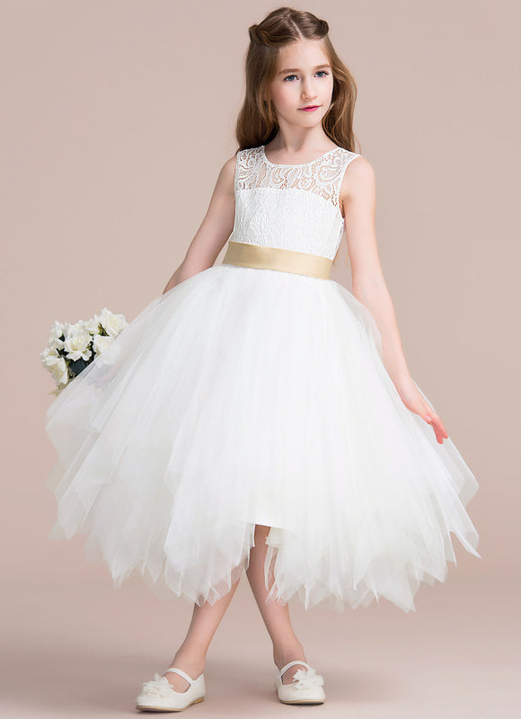 Robe Midi Enfant Évasée Tulle - gallery 2