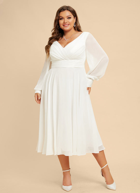 Robe Midi Éthérée Lumineuse - gallery 6