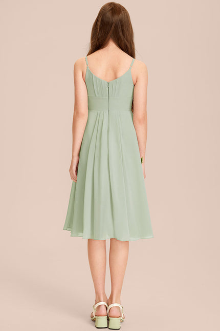 Robe Midi Évasée Marine - gallery 5