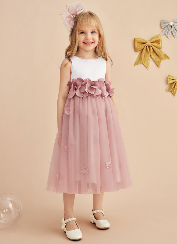 Robe Midi Fleur De Satin