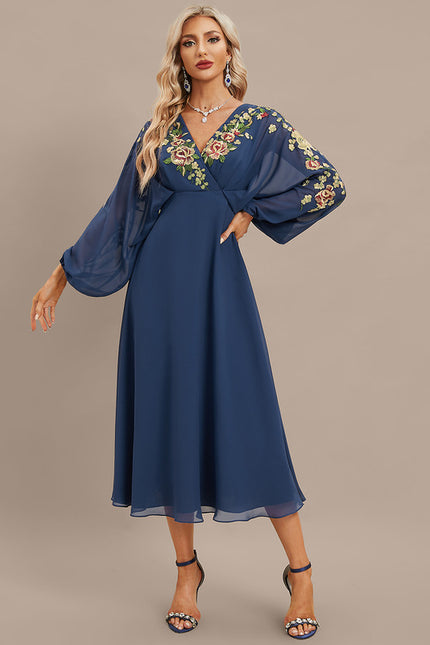 Robe Midi Sérénité Florale - gallery 4