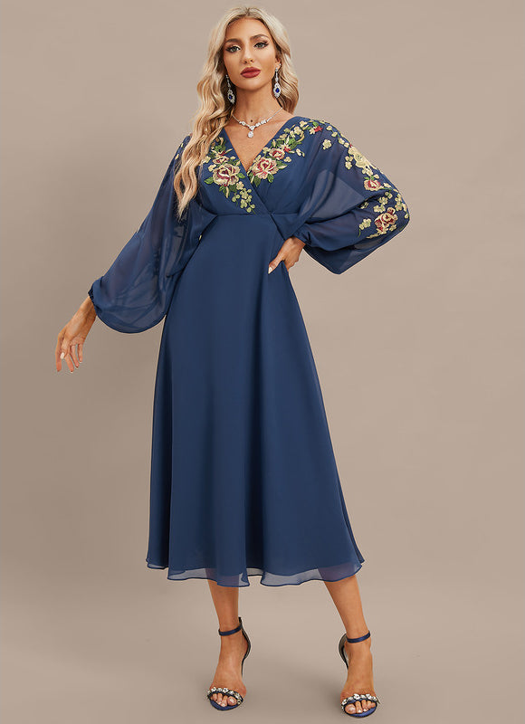 Robe Midi Sérénité Florale - gallery 4