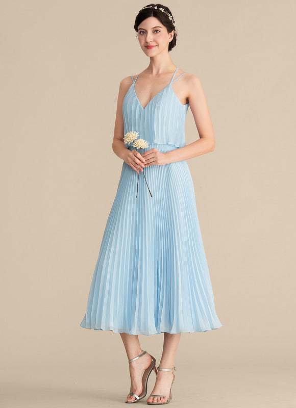 Robe Midi Fluide Grisâtre - gallery 1