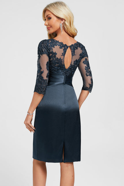 Robe Midi Satin Brodée - gallery 6