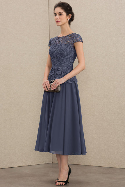 Robe Midi Élégance Azurante - gallery 2
