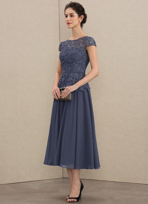 Robe Midi Élégance Azurante - gallery 2