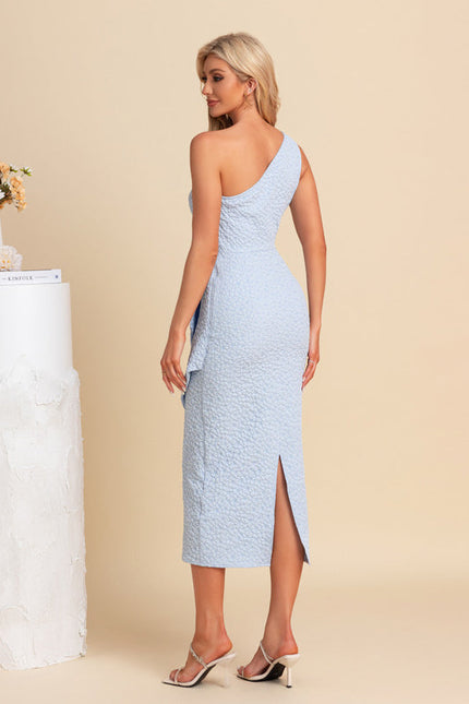 Robe Midi Epaule Dénudée - gallery 2