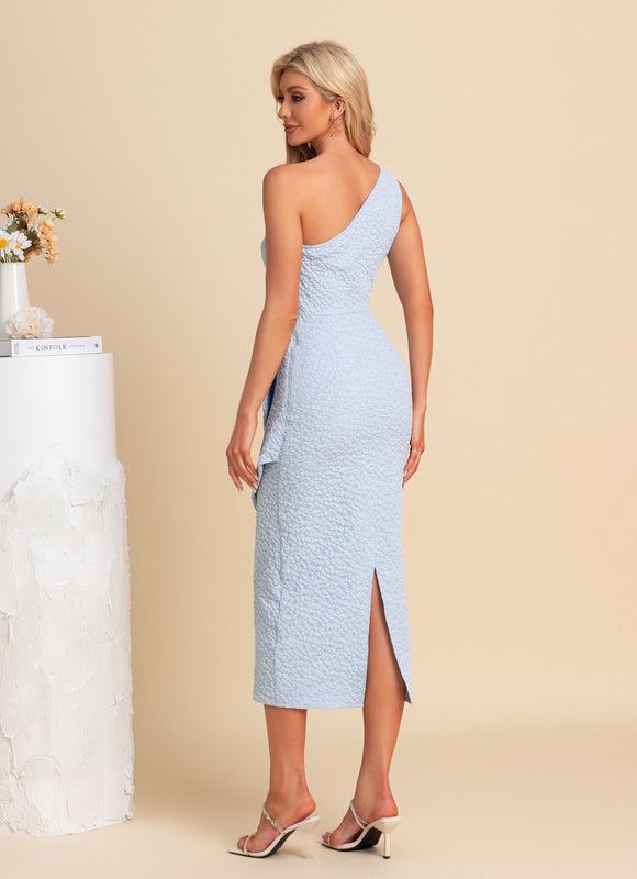 Robe Midi Epaule Dénudée - gallery 2