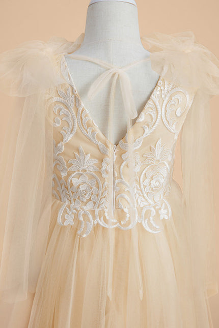 Robe Midi Tulle Beige - gallery 4