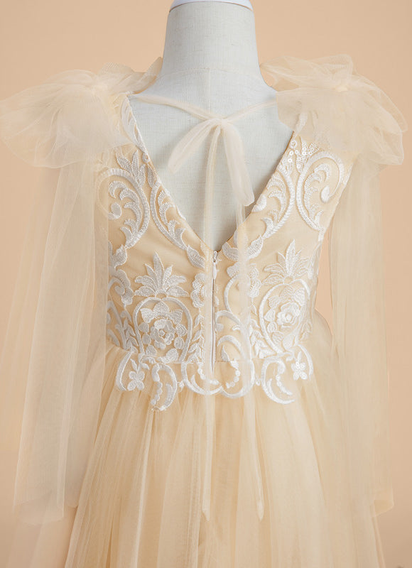 Robe Midi Tulle Beige - gallery 4