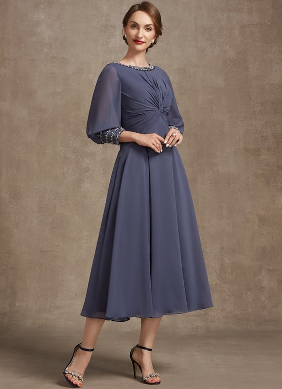 Robe Midi Célébration Éthérée - gallery 5