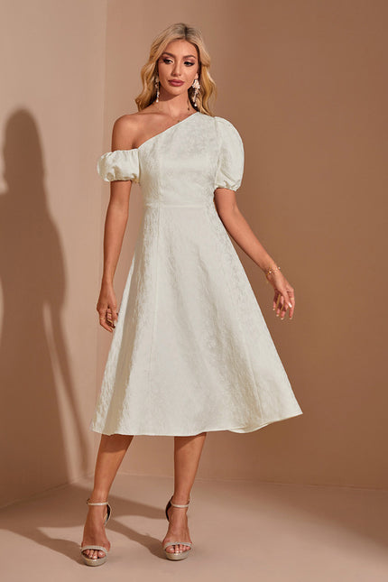 Robe Midi Chandelle Épure - gallery 4