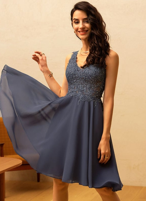 Robe Midi Chiffon Émeraude - gallery 1