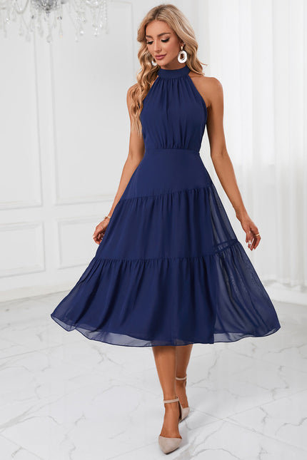 Robe Midi Chiffon Trapèze - gallery 4