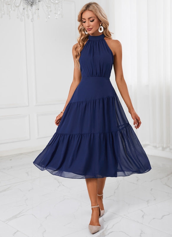Robe Midi Chiffon Trapèze - gallery 4
