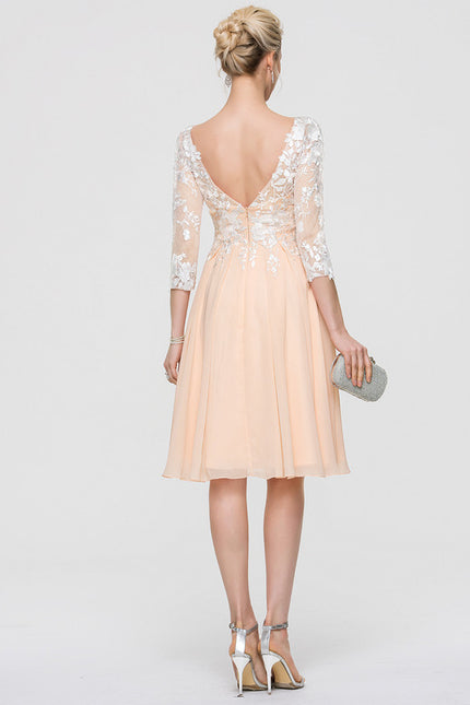Robe Midi Dentelle Aubergine - gallery 6