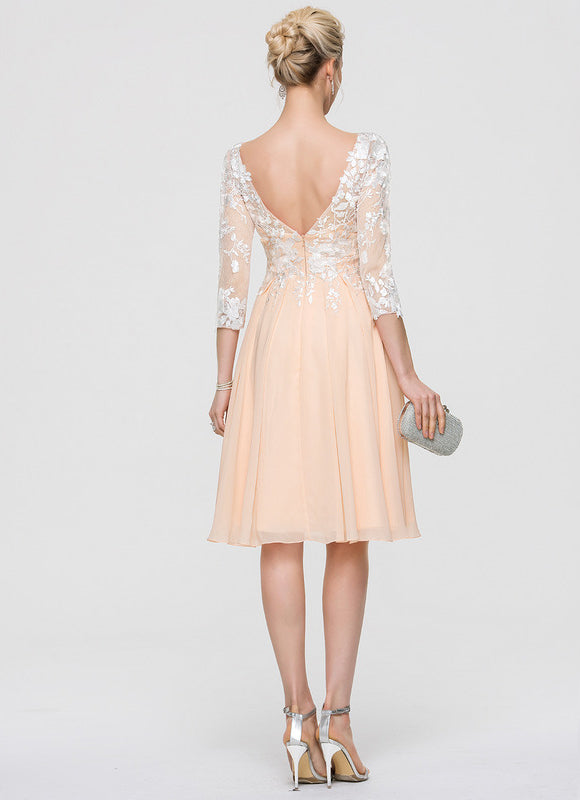 Robe Midi Dentelle Aubergine - gallery 6