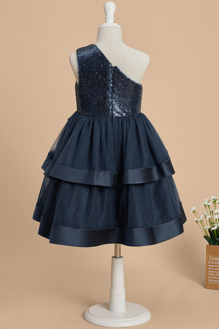 Robe Midi Asymétrique Pailletée - gallery 2