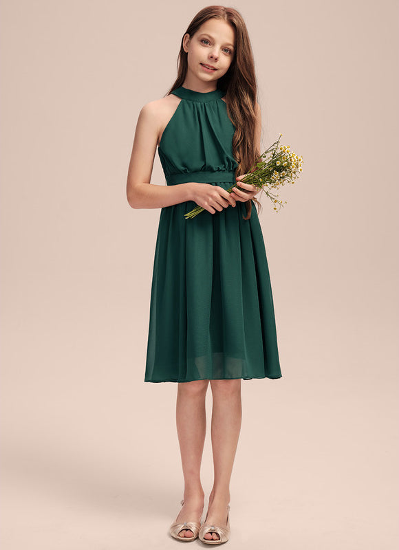 Robe Midi Verte Aérée - gallery 6