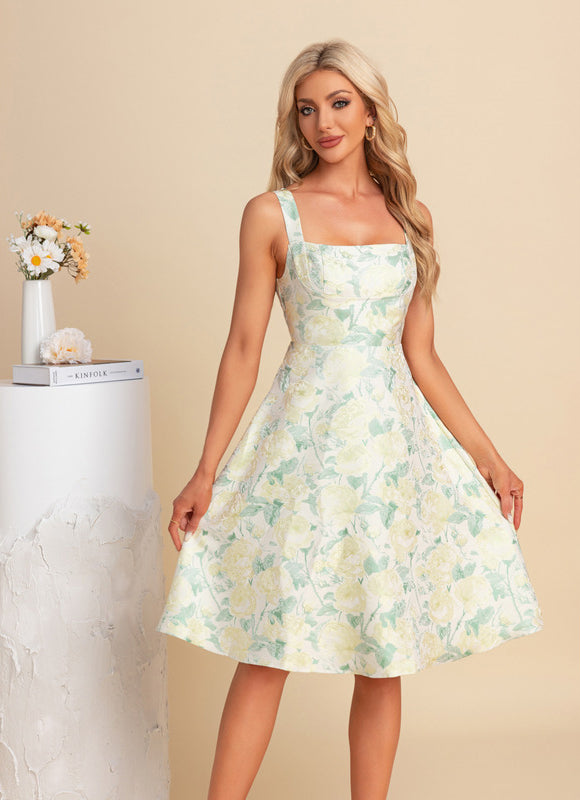Robe Midi Midi Rose Douce - gallery 4