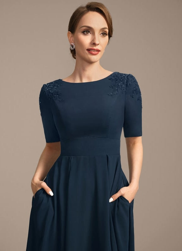 Robe Midi Marine Chic - gallery 1