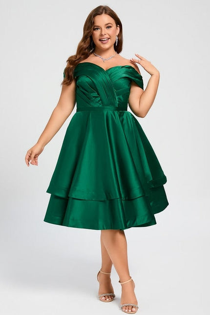 Robe Midi Émeraude Volante - gallery 8