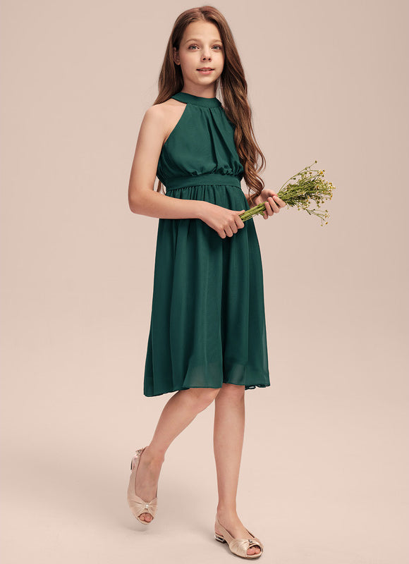 Robe Midi Verte Aérée - gallery 3