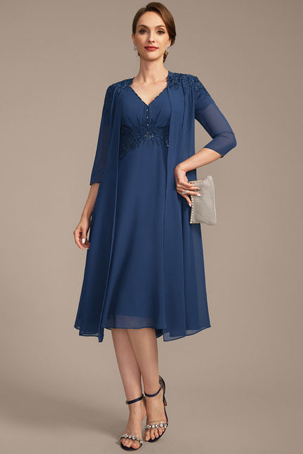 Robe Midi Charme Élégant