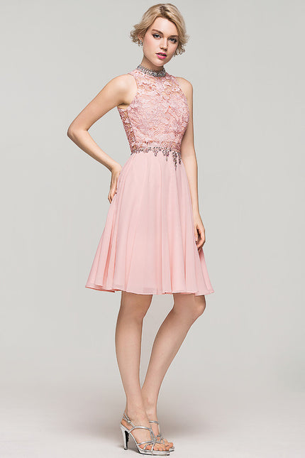 Robe Midi Rose Paillettes - gallery 6