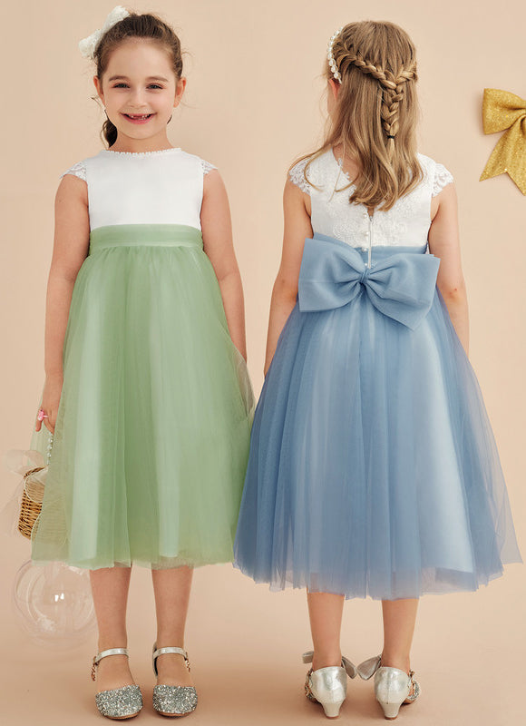 Robe Midi Tulle Bleu Céleste - gallery 7