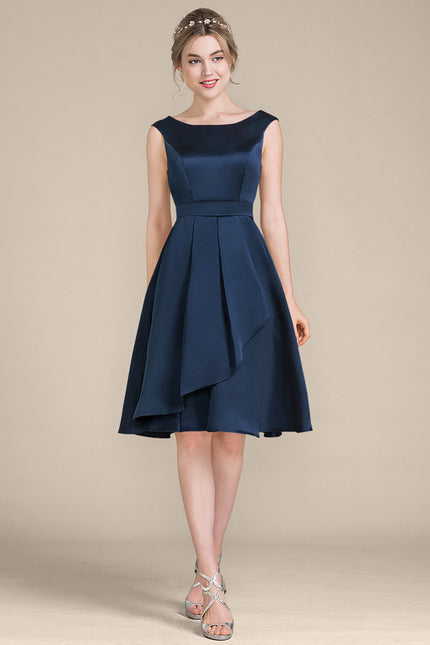 Robe Midi Navy Élégance - gallery 6