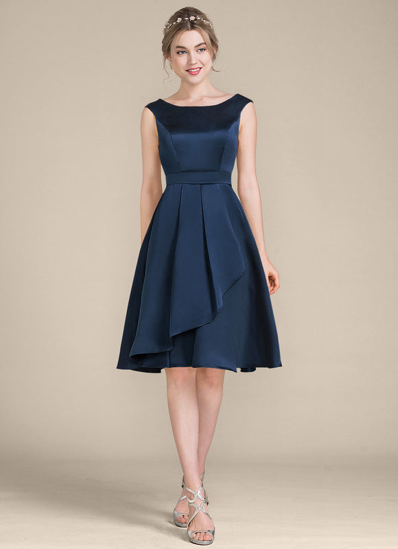 Robe Midi Navy Élégance - gallery 6