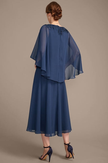 Robe Midi Fluide Nuit - gallery 6