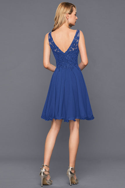 Robe Midi Aérienne Corail - gallery 1