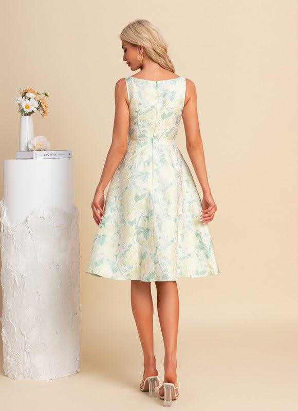 Robe Midi Midi Rose Douce - gallery 1