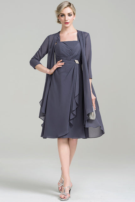 Robe Midi Élégance Minuit - gallery 2