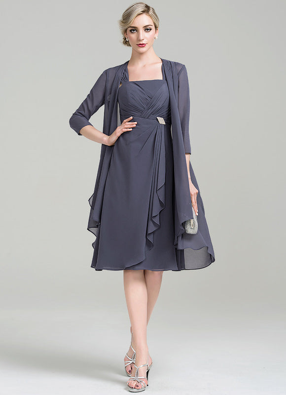 Robe Midi Élégance Minuit - gallery 2