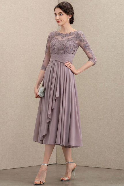 Robe Midi Violet Doux - gallery 2