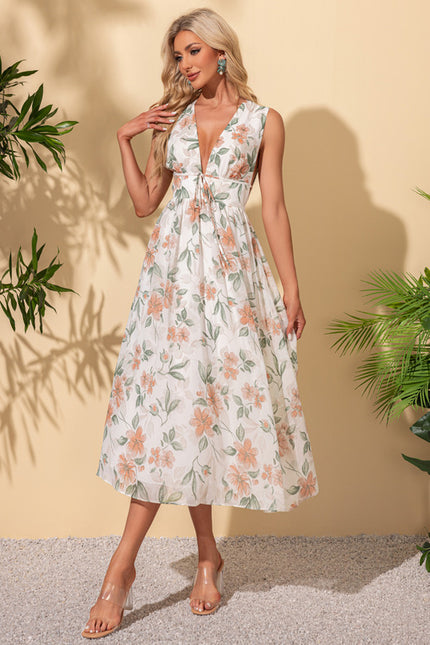 Robe Midi Florale Légère - gallery 5