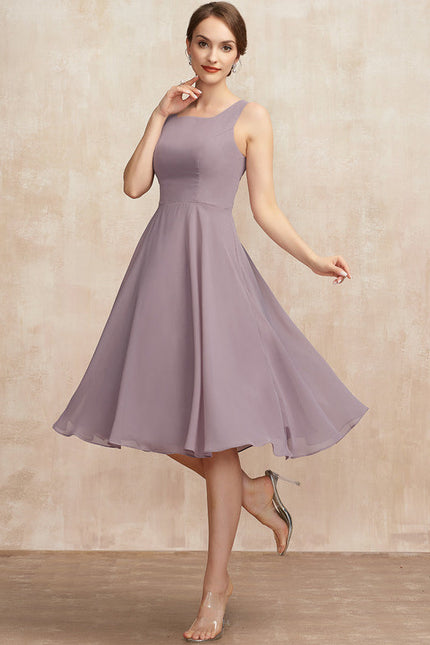 Robe Midi Vêtement Élégant Lavande - gallery 5